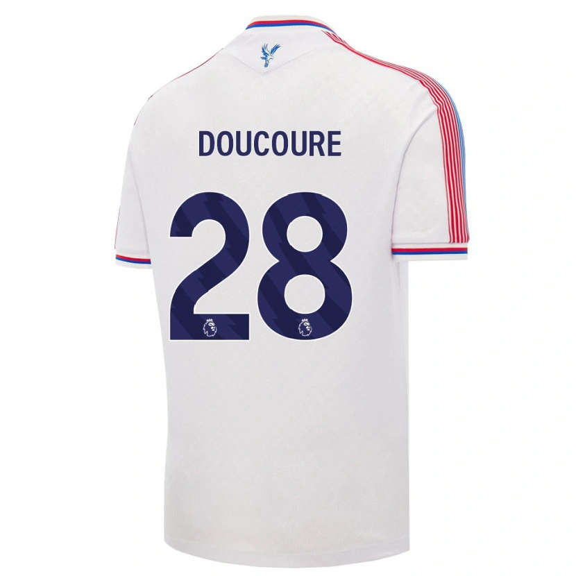 Danxen Heren Cheick Doucouré #28 Wit Rood Blauw Thuisshirt Thuistenue 2026/27 T-Shirt België