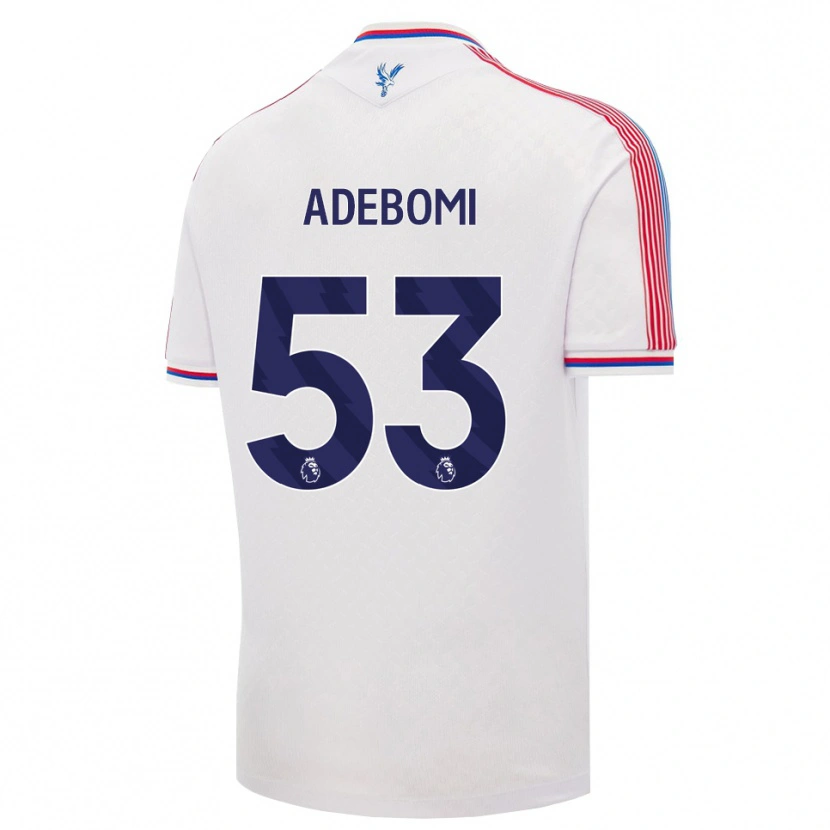 Danxen Heren Ademola Ola Adebomi #53 Wit Rood Blauw Thuisshirt Thuistenue 2026/27 T-Shirt België