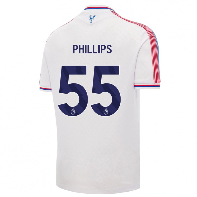 Danxen Heren Killian Phillips #55 Wit Rood Blauw Thuisshirt Thuistenue 2026/27 T-Shirt België