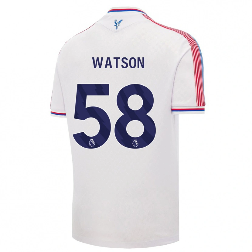 Danxen Heren Noah Watson #58 Wit Rood Blauw Thuisshirt Thuistenue 2026/27 T-Shirt België