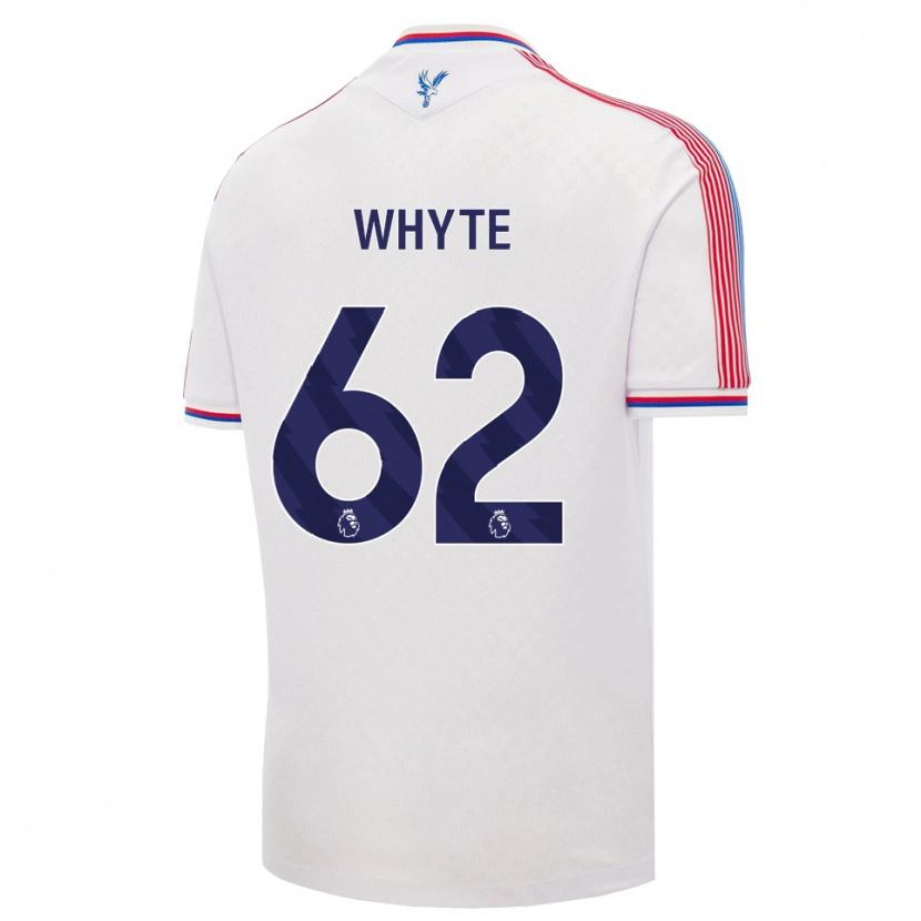 Danxen Heren Tyler Whyte #62 Wit Rood Blauw Thuisshirt Thuistenue 2026/27 T-Shirt België