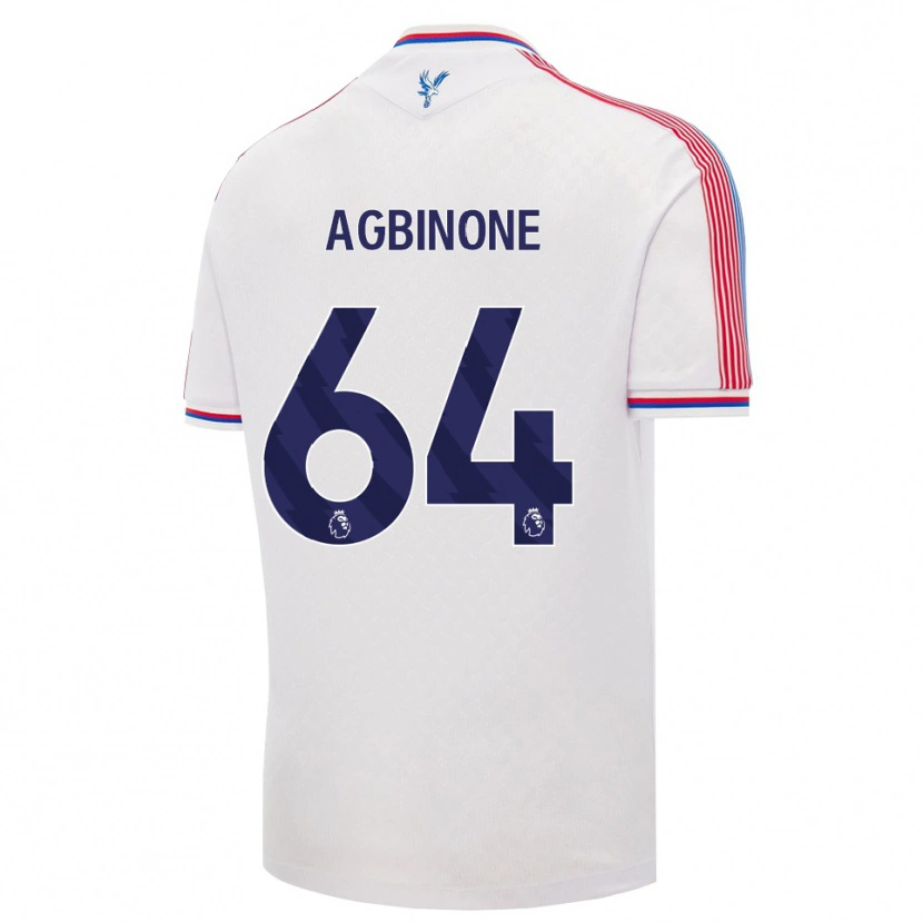 Danxen Heren Asher Agbinone #64 Wit Rood Blauw Thuisshirt Thuistenue 2026/27 T-Shirt België