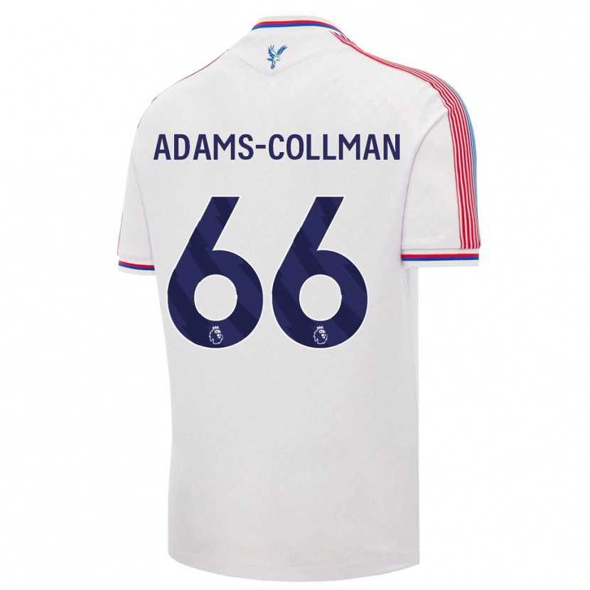 Danxen Heren Kai-Reece Adams-Collman #66 Wit Rood Blauw Thuisshirt Thuistenue 2026/27 T-Shirt België