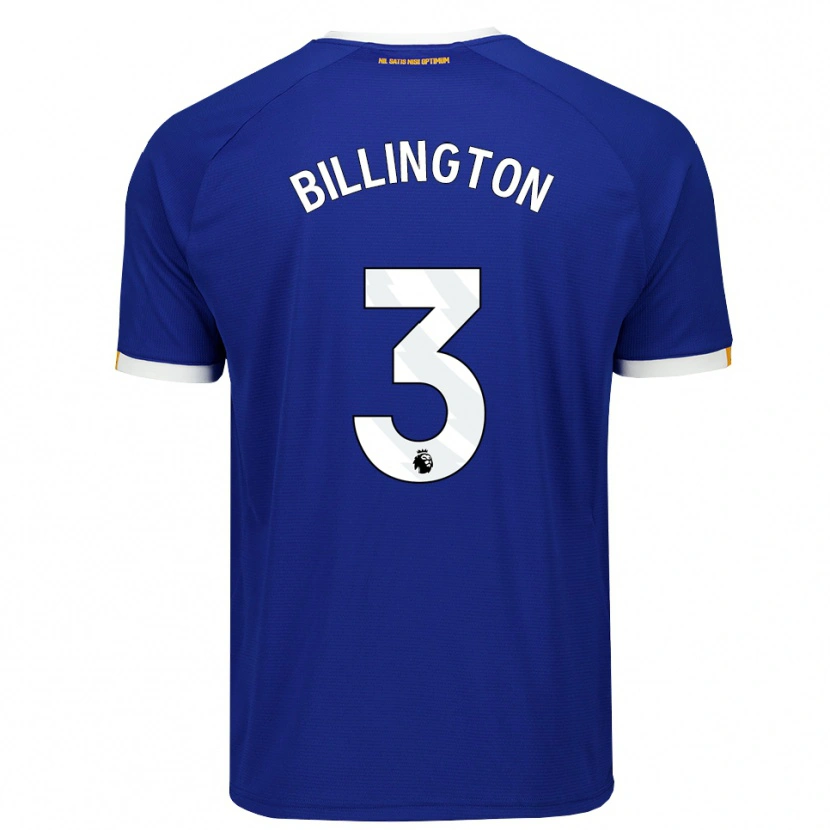 Danxen Heren Harvey Billington #3 Blauw Wit Geel Thuisshirt Thuistenue 2026/27 T-Shirt België