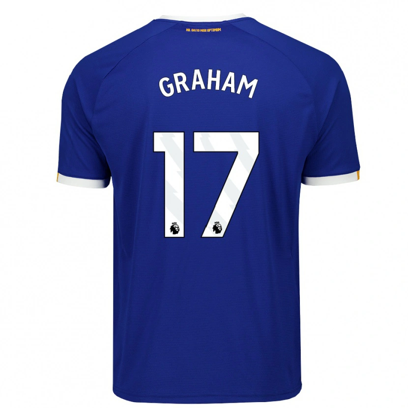 Danxen Heren Lucy Graham #17 Blauw Wit Geel Thuisshirt Thuistenue 2026/27 T-Shirt België