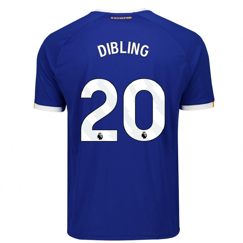Danxen Heren Tyler Dibling #20 Blauw Wit Geel Thuisshirt Thuistenue 2026/27 T-Shirt België