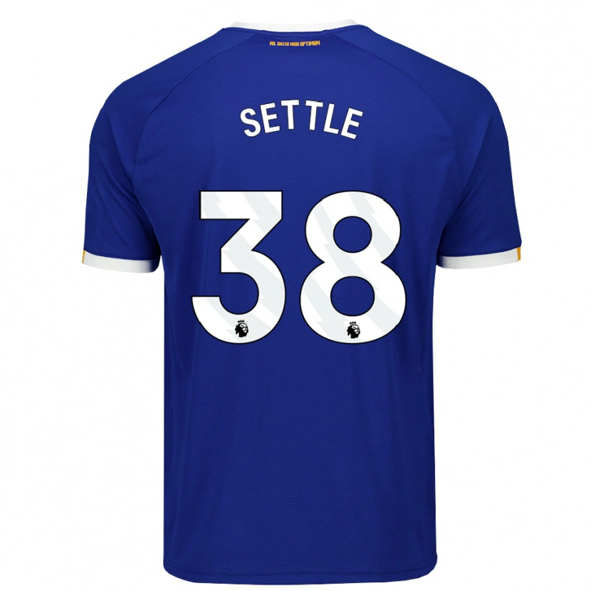 Danxen Heren Macy Settle #38 Blauw Wit Geel Thuisshirt Thuistenue 2026/27 T-Shirt België