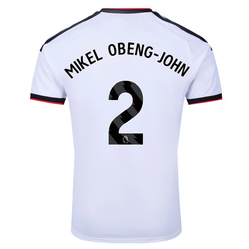 Danxen Heren Joe Mikel Obeng-John #2 Wit Zwart Rood Thuisshirt Thuistenue 2026/27 T-Shirt België
