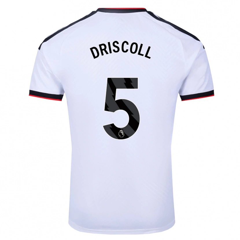 Danxen Heren Teddy Driscoll #5 Wit Zwart Rood Thuisshirt Thuistenue 2026/27 T-Shirt België
