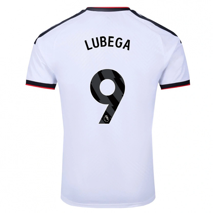 Danxen Heren Bashil Lubega #9 Wit Zwart Rood Thuisshirt Thuistenue 2026/27 T-Shirt België