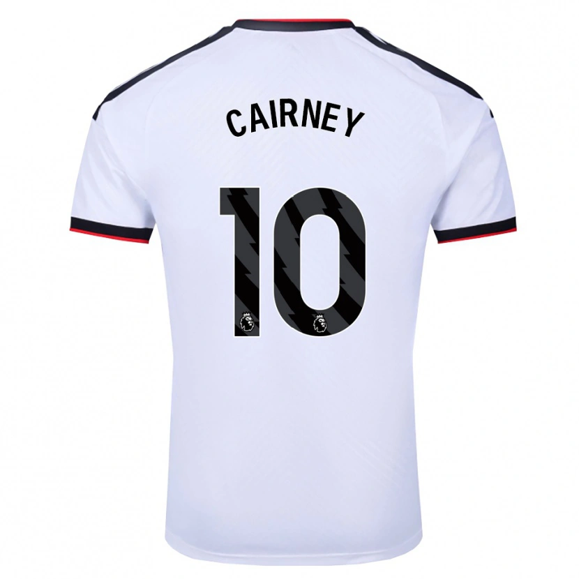 Danxen Heren Tom Cairney #10 Wit Zwart Rood Thuisshirt Thuistenue 2026/27 T-Shirt België