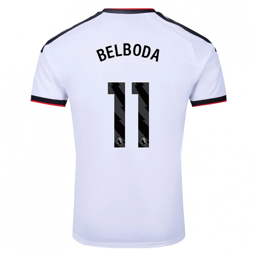 Danxen Heren Malachai Belboda #11 Wit Zwart Rood Thuisshirt Thuistenue 2026/27 T-Shirt België
