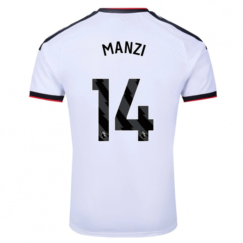 Danxen Heren Sophie Manzi #14 Wit Zwart Rood Thuisshirt Thuistenue 2026/27 T-Shirt België