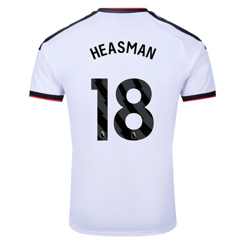 Danxen Heren Georgia Heasman #18 Wit Zwart Rood Thuisshirt Thuistenue 2026/27 T-Shirt België