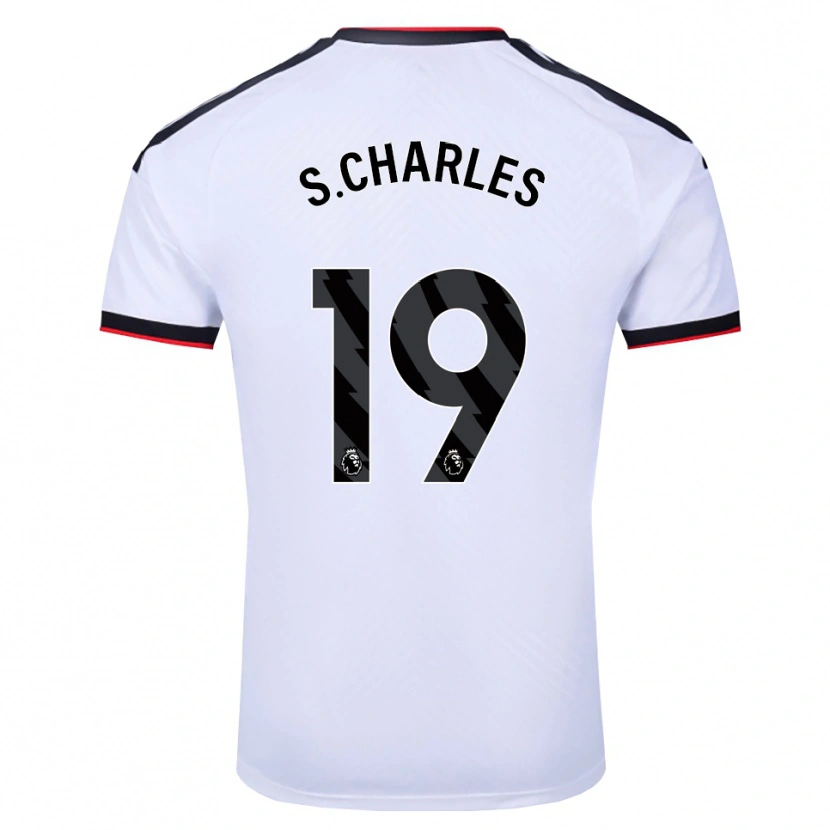 Danxen Heren Shea Charles #19 Wit Zwart Rood Thuisshirt Thuistenue 2026/27 T-Shirt België