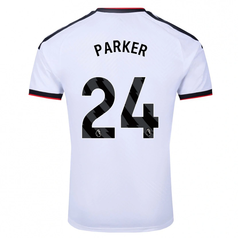 Danxen Heren Beau Parker #24 Wit Zwart Rood Thuisshirt Thuistenue 2026/27 T-Shirt België