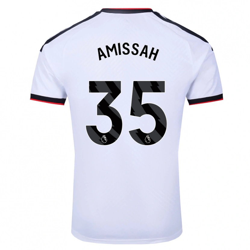 Danxen Heren Sam Amissah #35 Wit Zwart Rood Thuisshirt Thuistenue 2026/27 T-Shirt België