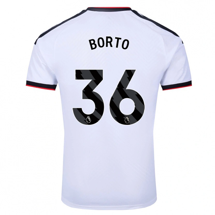 Danxen Heren Alex Borto #36 Wit Zwart Rood Thuisshirt Thuistenue 2026/27 T-Shirt België