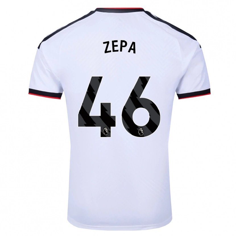 Danxen Heren Macauley Zepa #46 Wit Zwart Rood Thuisshirt Thuistenue 2026/27 T-Shirt België