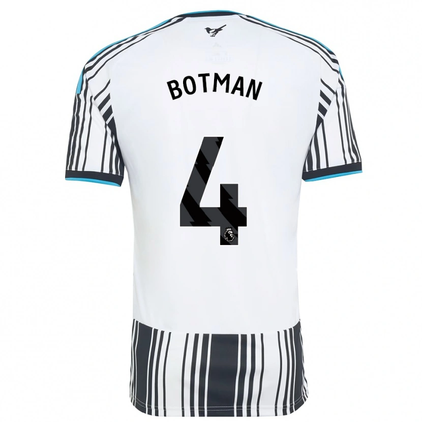 Danxen Heren Sven Botman #4 Hemelsblauw Zwart Wit Thuisshirt Thuistenue 2026/27 T-Shirt België
