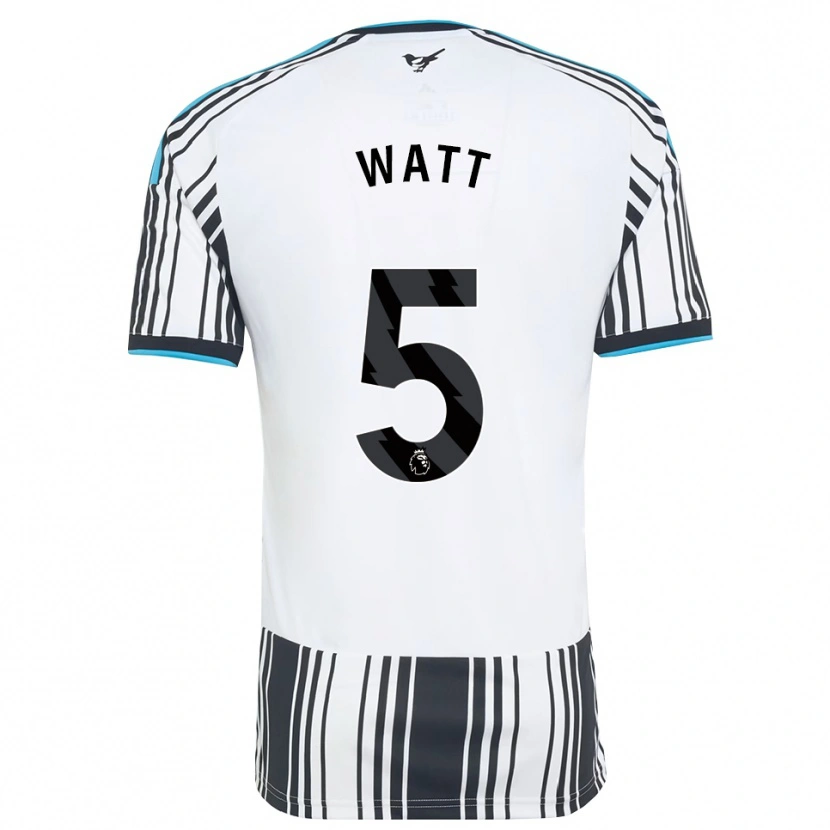 Danxen Heren Olivia Watt #5 Hemelsblauw Zwart Wit Thuisshirt Thuistenue 2026/27 T-Shirt België