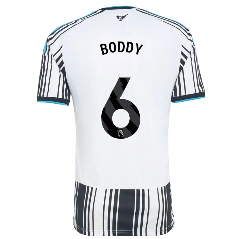 Danxen Heren Elysia Boddy #6 Hemelsblauw Zwart Wit Thuisshirt Thuistenue 2026/27 T-Shirt België