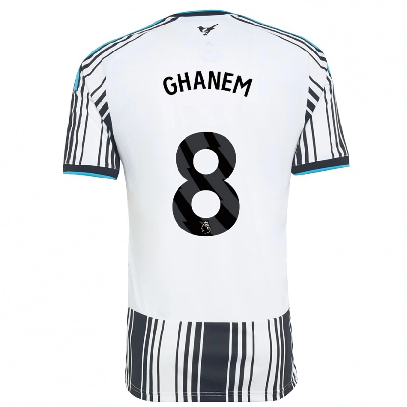 Danxen Heren Muawiya Ghanem #8 Hemelsblauw Zwart Wit Thuisshirt Thuistenue 2026/27 T-Shirt België