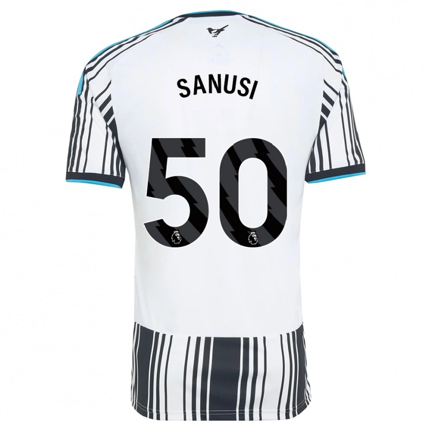 Danxen Heren Trevan Sanusi #50 Hemelsblauw Zwart Wit Thuisshirt Thuistenue 2026/27 T-Shirt België
