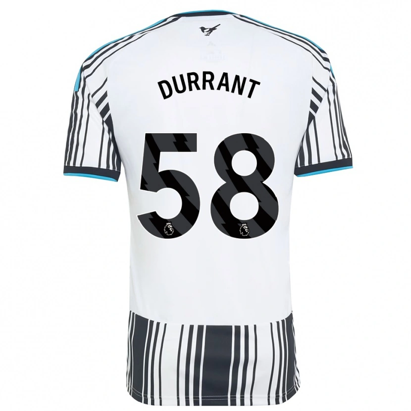 Danxen Heren Jake Durrant #58 Hemelsblauw Zwart Wit Thuisshirt Thuistenue 2026/27 T-Shirt België