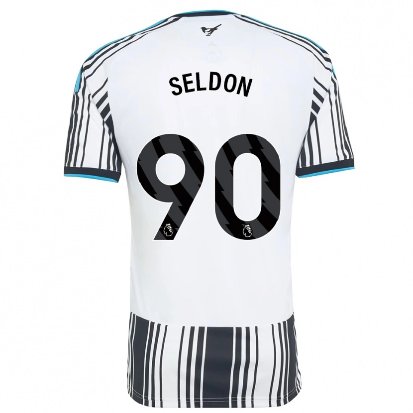 Danxen Heren Alfie Seldon #90 Hemelsblauw Zwart Wit Thuisshirt Thuistenue 2026/27 T-Shirt België