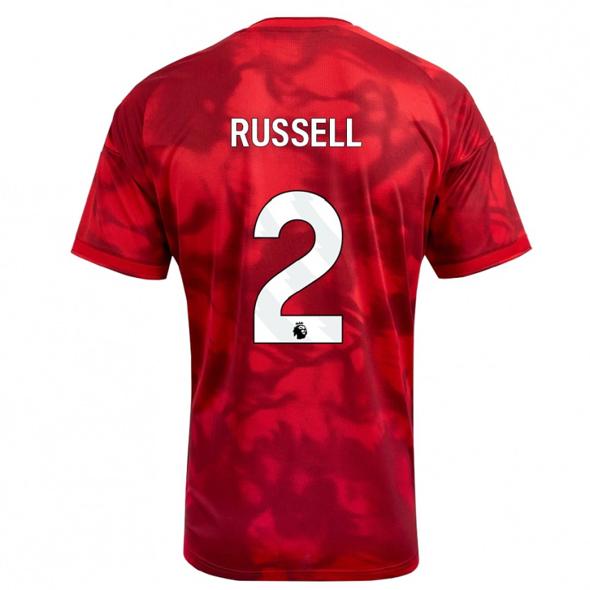 Danxen Heren Blaine Russell #2 Krimson Wit Thuisshirt Thuistenue 2026/27 T-Shirt België
