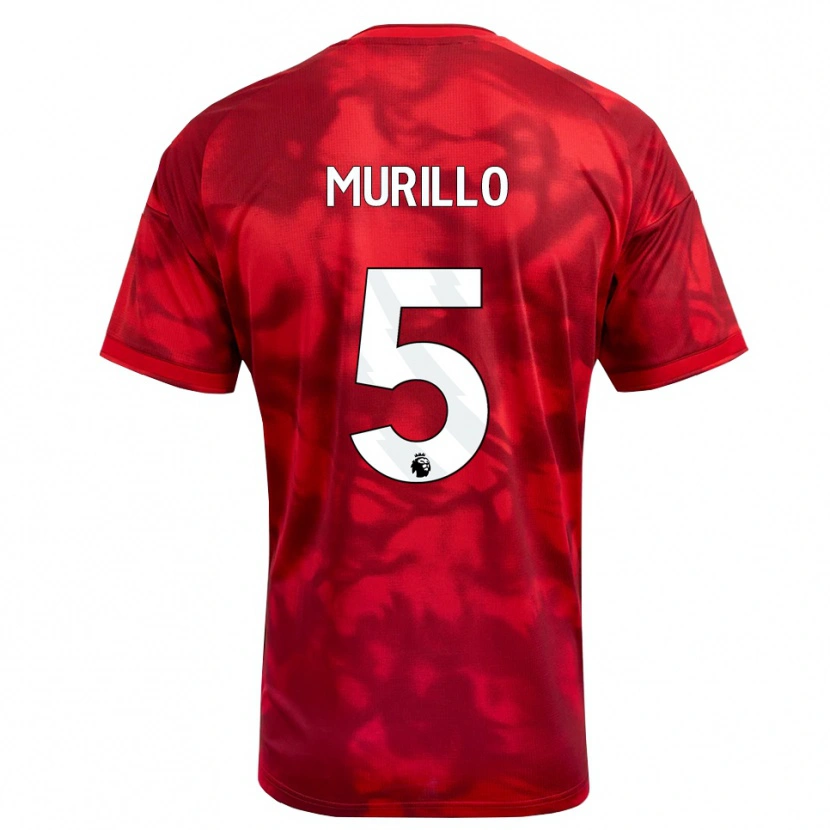 Danxen Heren Murillo Santiago Costa Dos Santos #5 Krimson Wit Thuisshirt Thuistenue 2026/27 T-Shirt België