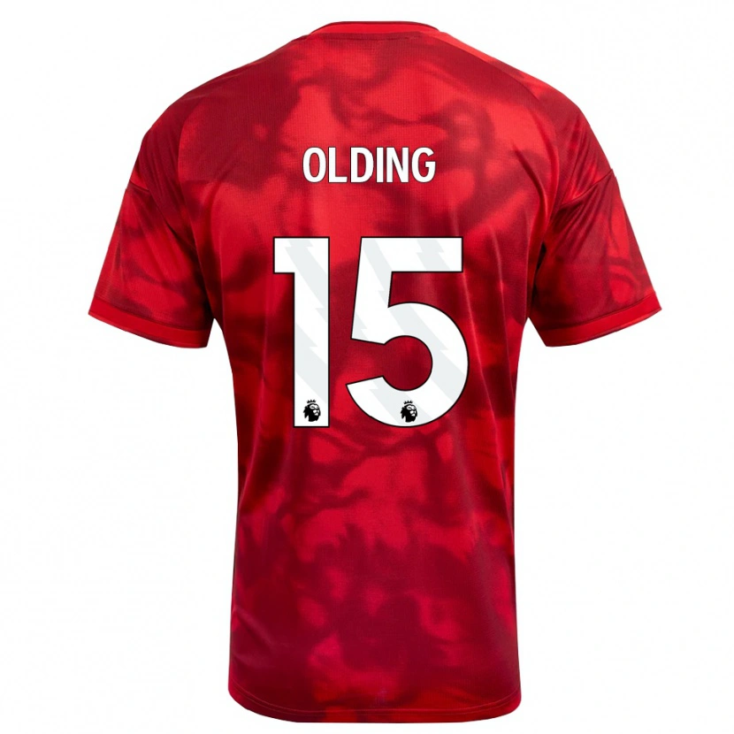 Danxen Heren Hollie Olding #15 Krimson Wit Thuisshirt Thuistenue 2026/27 T-Shirt België
