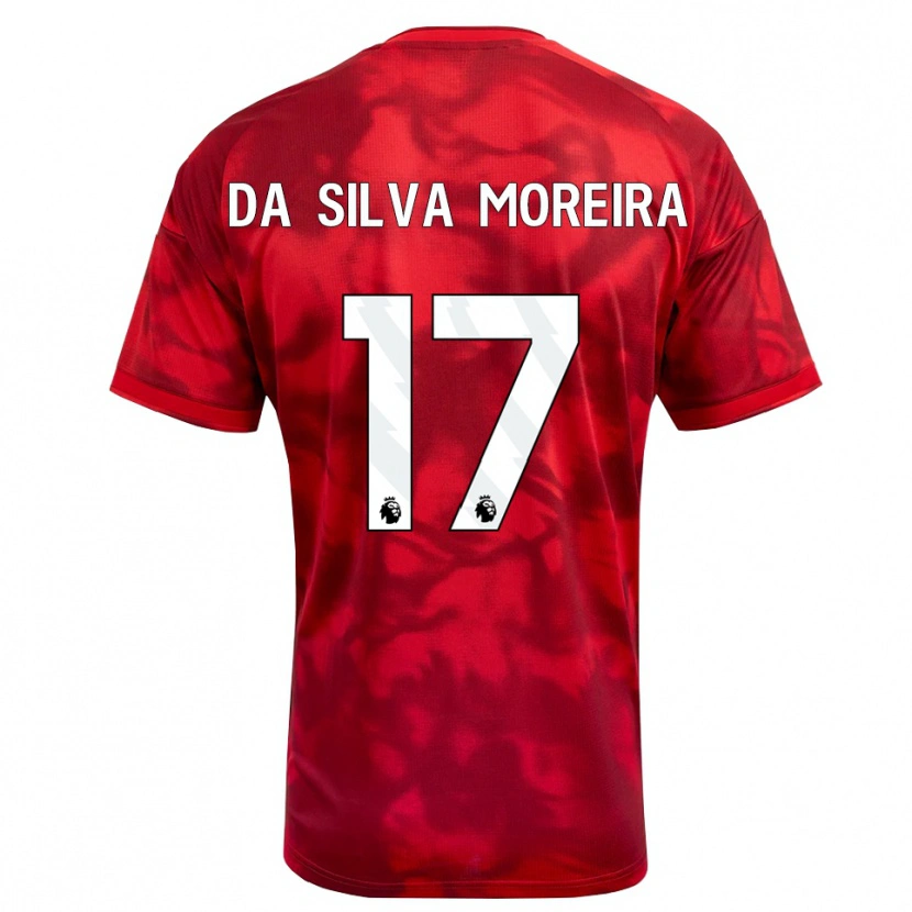 Danxen Heren Eric Da Silva Moreira #17 Krimson Wit Thuisshirt Thuistenue 2026/27 T-Shirt België