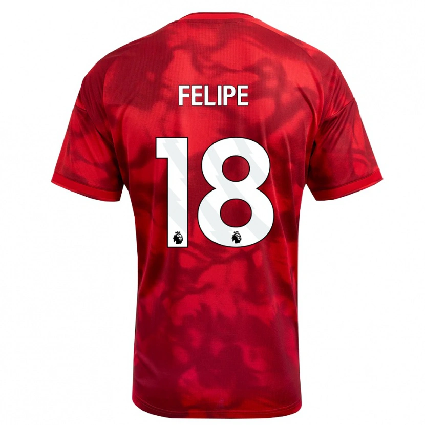 Danxen Heren Felipe #18 Krimson Wit Thuisshirt Thuistenue 2026/27 T-Shirt België