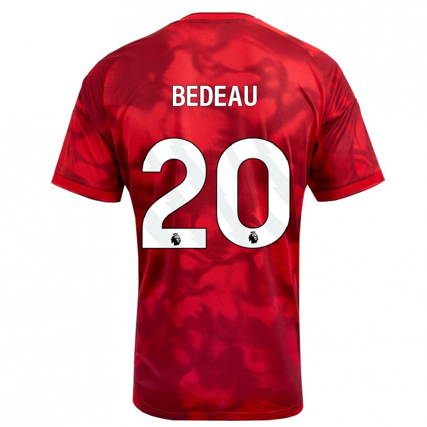 Danxen Heren Naomi Bedeau #20 Krimson Wit Thuisshirt Thuistenue 2026/27 T-Shirt België