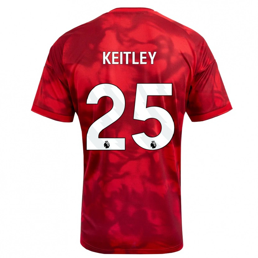 Danxen Heren Alice Keitley #25 Krimson Wit Thuisshirt Thuistenue 2026/27 T-Shirt België
