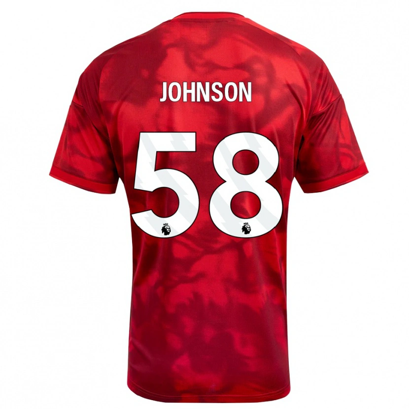 Danxen Heren Pharrell Johnson #58 Krimson Wit Thuisshirt Thuistenue 2026/27 T-Shirt België