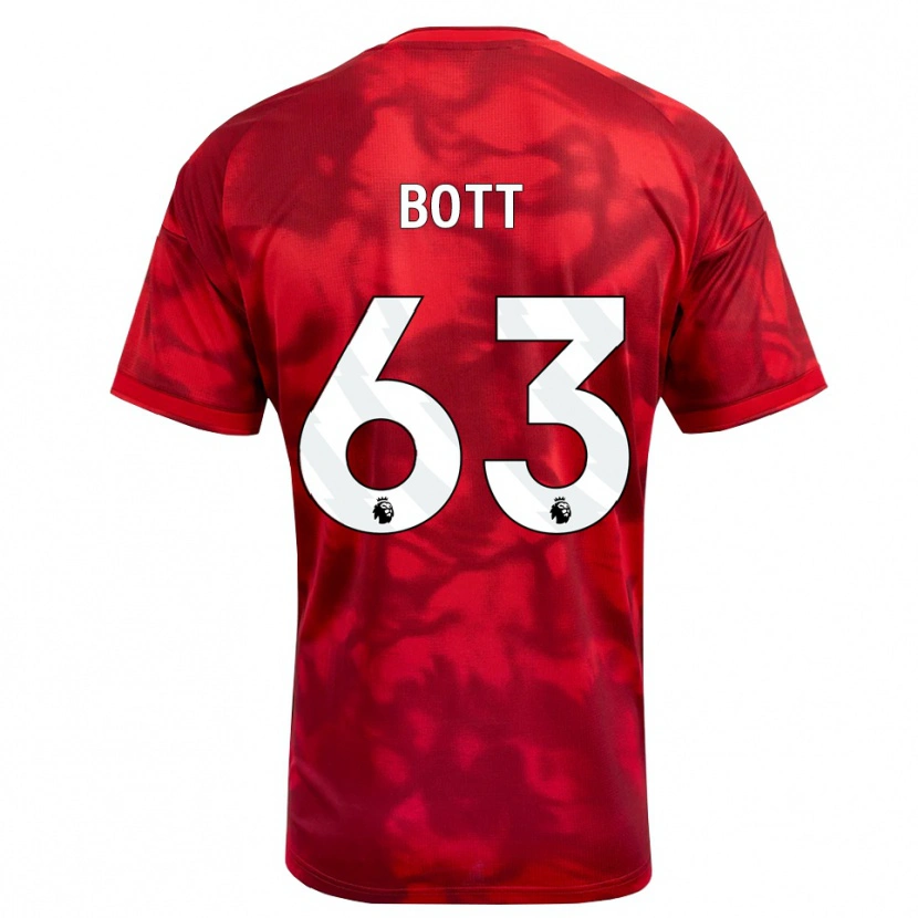 Danxen Heren Aaron Bott #63 Krimson Wit Thuisshirt Thuistenue 2026/27 T-Shirt België