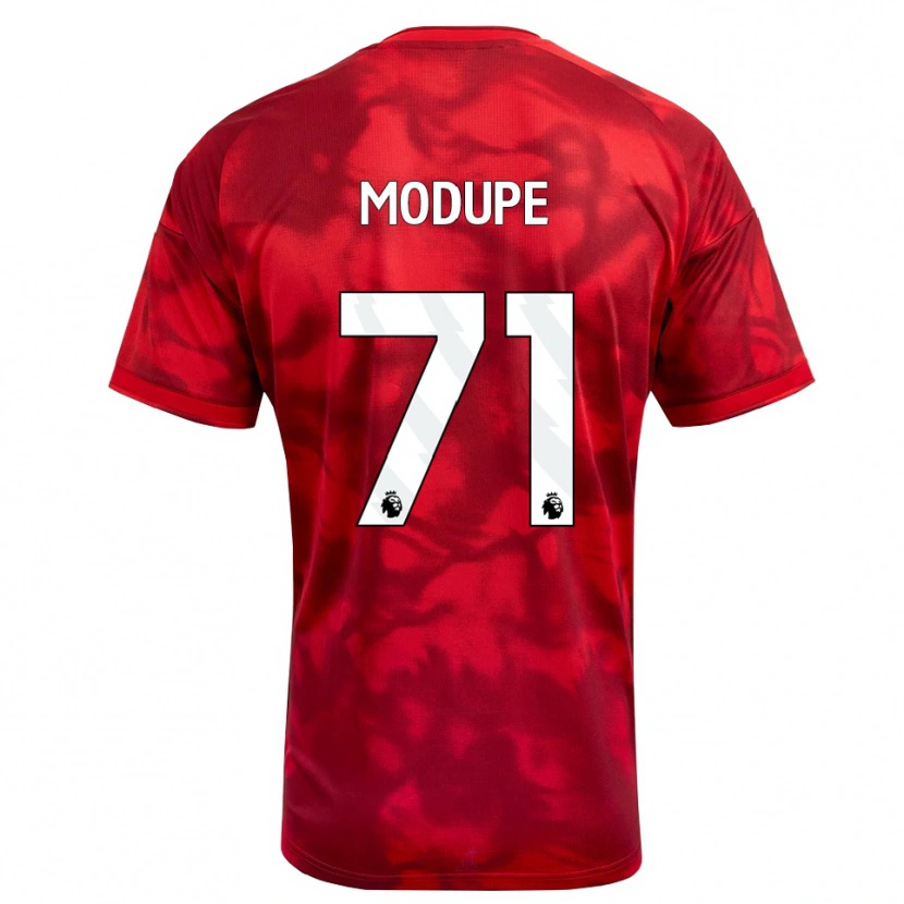 Danxen Heren David Modupe #71 Krimson Wit Thuisshirt Thuistenue 2026/27 T-Shirt België