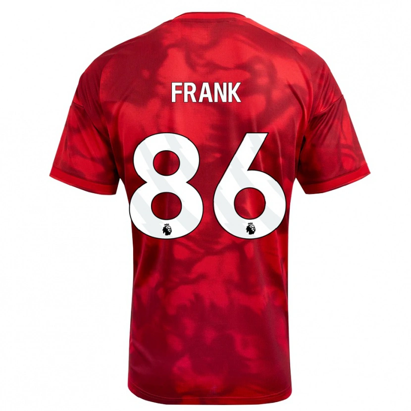 Danxen Heren Frank Djamna #86 Krimson Wit Thuisshirt Thuistenue 2026/27 T-Shirt België