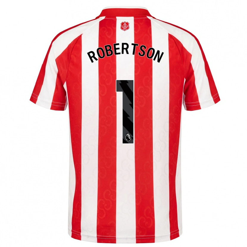 Danxen Heren Finley Robertson #1 Rood Wit Zwart Thuisshirt Thuistenue 2026/27 T-Shirt België