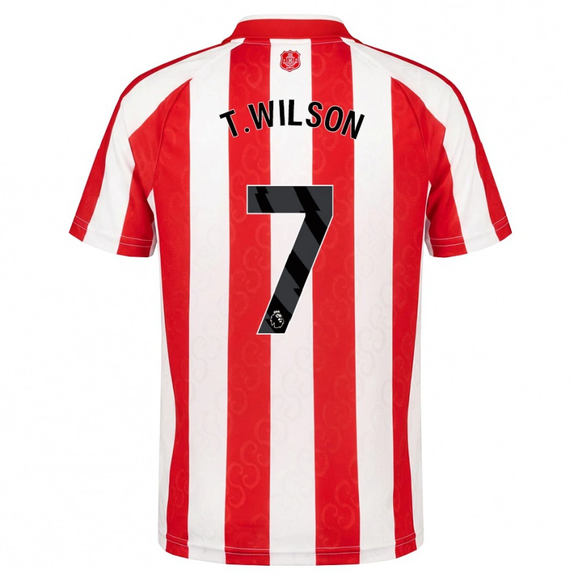 Danxen Heren Triziano Wilson #7 Rood Wit Zwart Thuisshirt Thuistenue 2026/27 T-Shirt België
