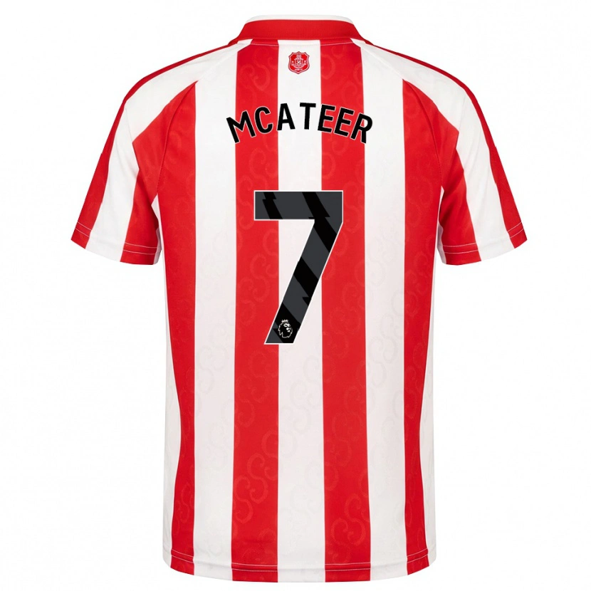 Danxen Heren Mary Mcateer #7 Rood Wit Zwart Thuisshirt Thuistenue 2026/27 T-Shirt België