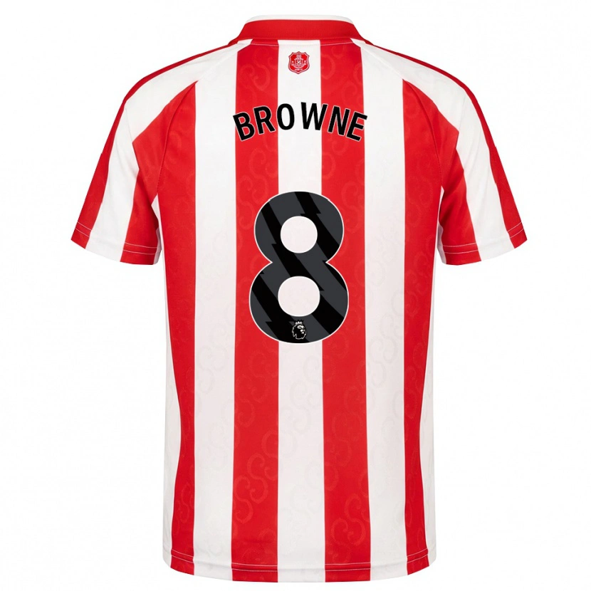 Danxen Heren Alan Browne #8 Rood Wit Zwart Thuisshirt Thuistenue 2026/27 T-Shirt België