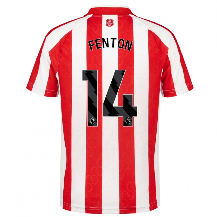 Danxen Heren Natasha Fenton #14 Rood Wit Zwart Thuisshirt Thuistenue 2026/27 T-Shirt België