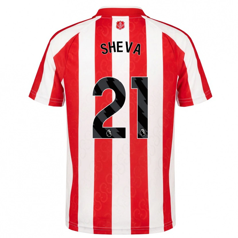 Danxen Heren Marissa Sheva #21 Rood Wit Zwart Thuisshirt Thuistenue 2026/27 T-Shirt België