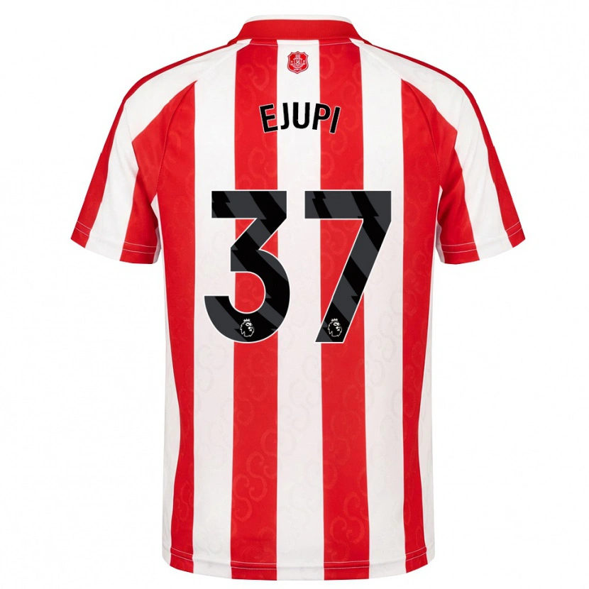 Danxen Heren Elizabeta Ejupi #37 Rood Wit Zwart Thuisshirt Thuistenue 2026/27 T-Shirt België