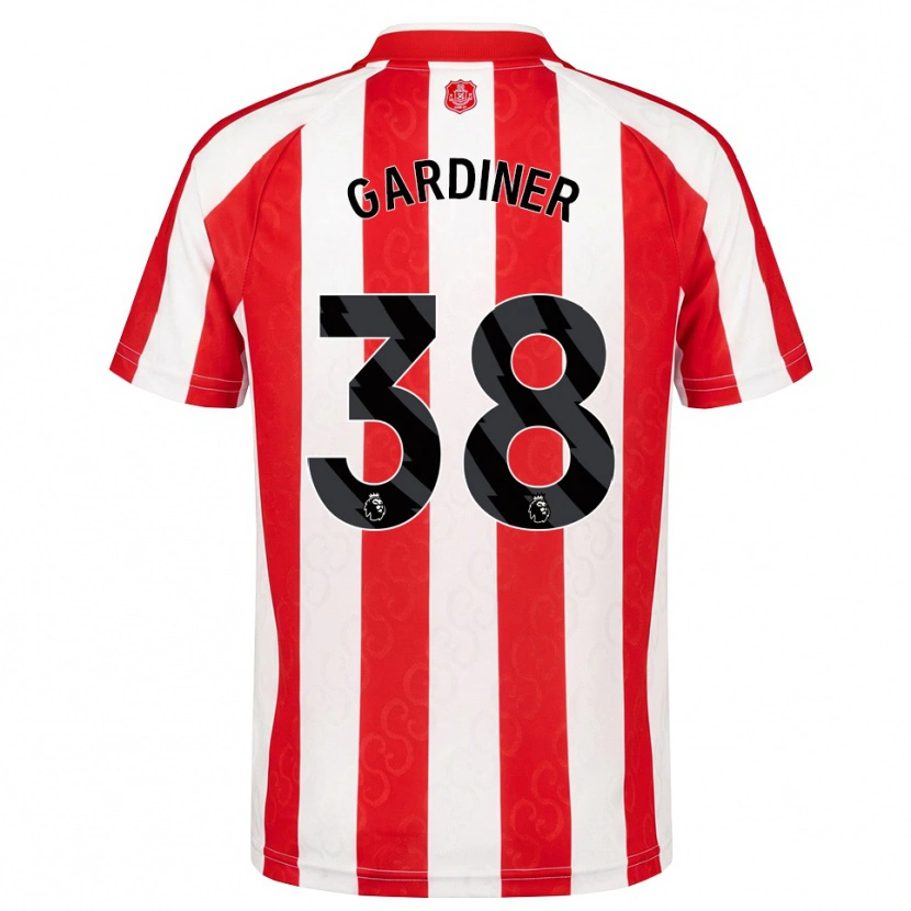 Danxen Heren Harry Gardiner #38 Rood Wit Zwart Thuisshirt Thuistenue 2026/27 T-Shirt België