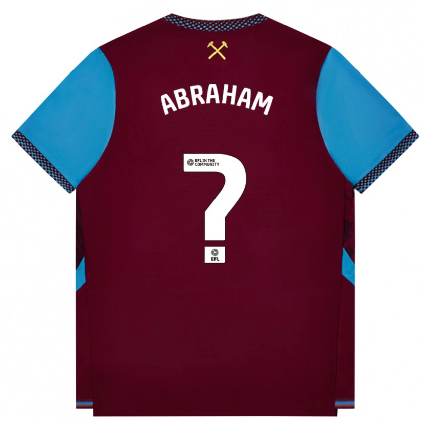 Danxen Heren Dondre Abraham #0 Bordeaux Korenbloemblauw Thuisshirt Thuistenue 2026/27 T-Shirt België